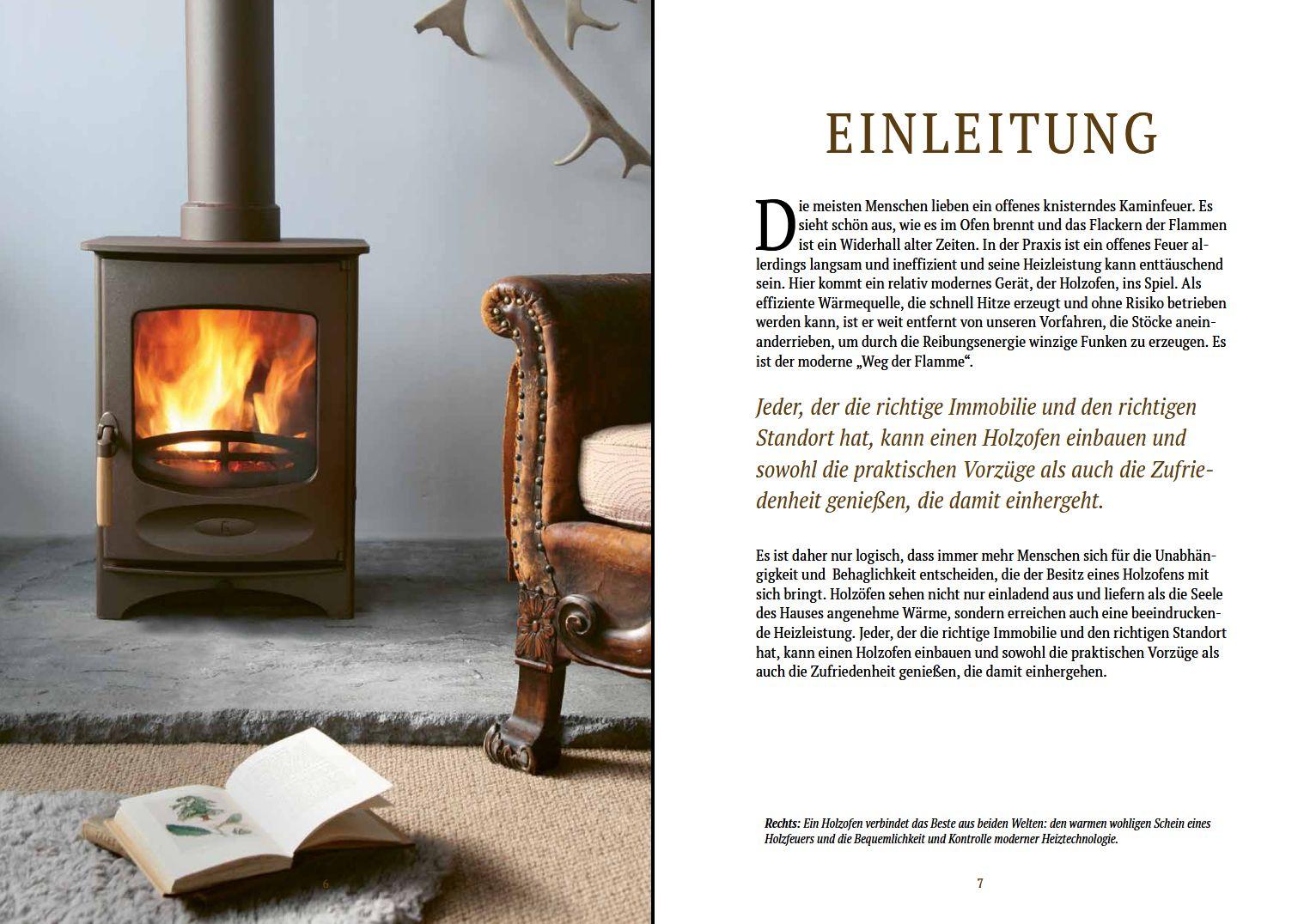 Beispielinhalt (Bild) Holz - Ofen - Feuer