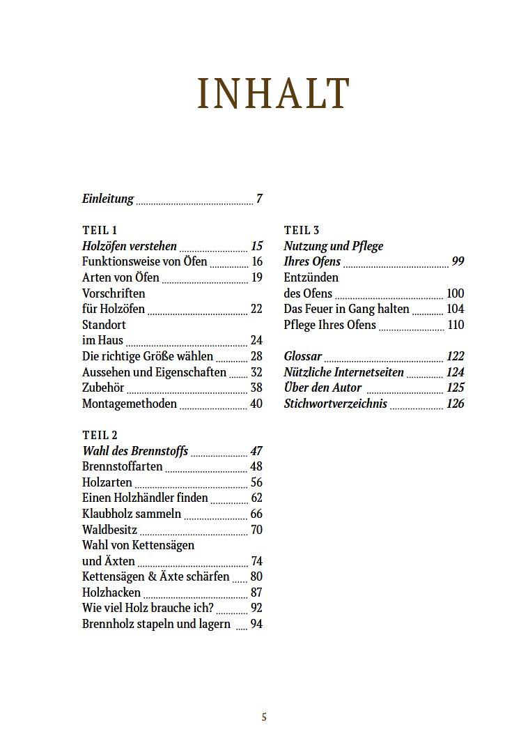 Beispielinhalt (Bild) Holz - Ofen - Feuer