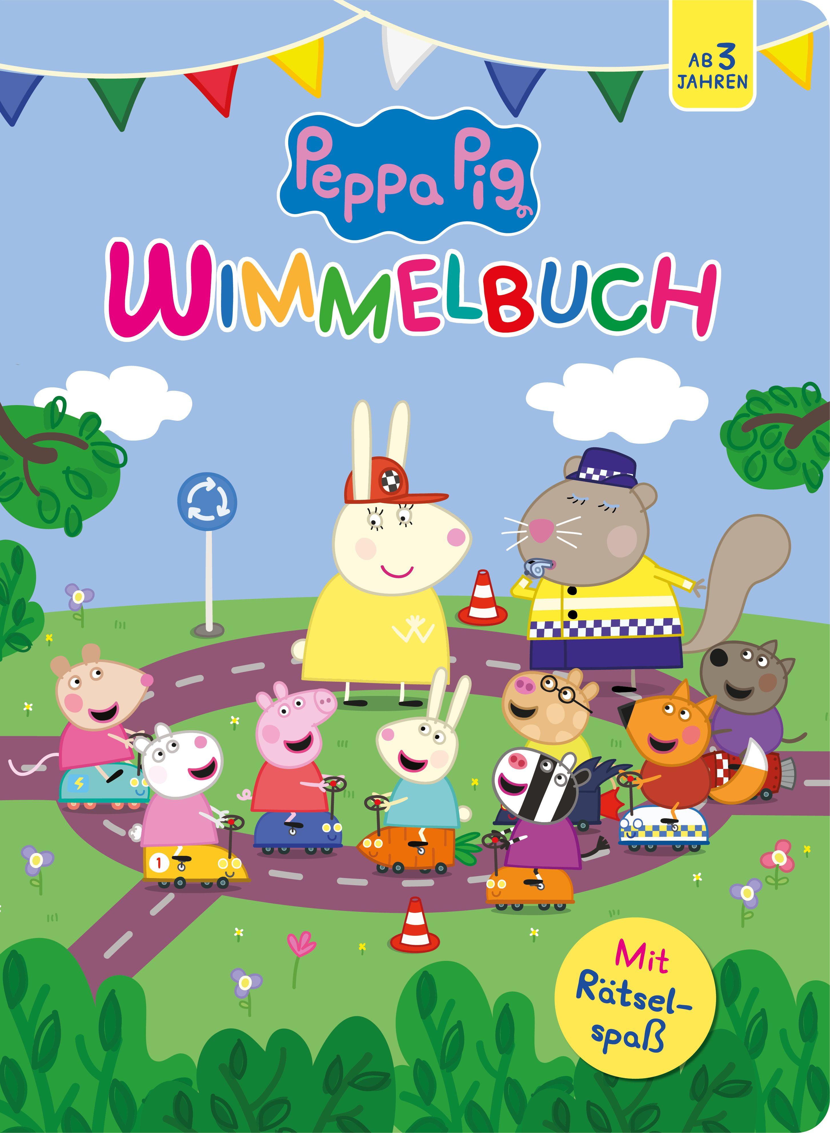 Vorderes Coverbild Wimmelbuch Peppa Pig
