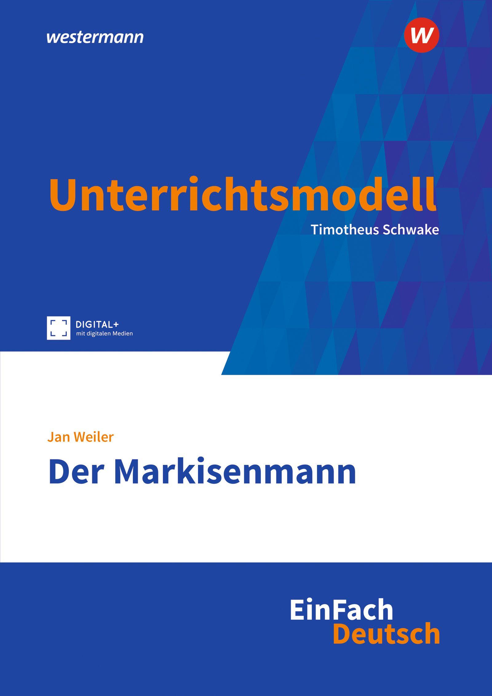 Vorderes Coverbild Der Markisenmann. EinFach Deutsch Unterrichtsmodelle