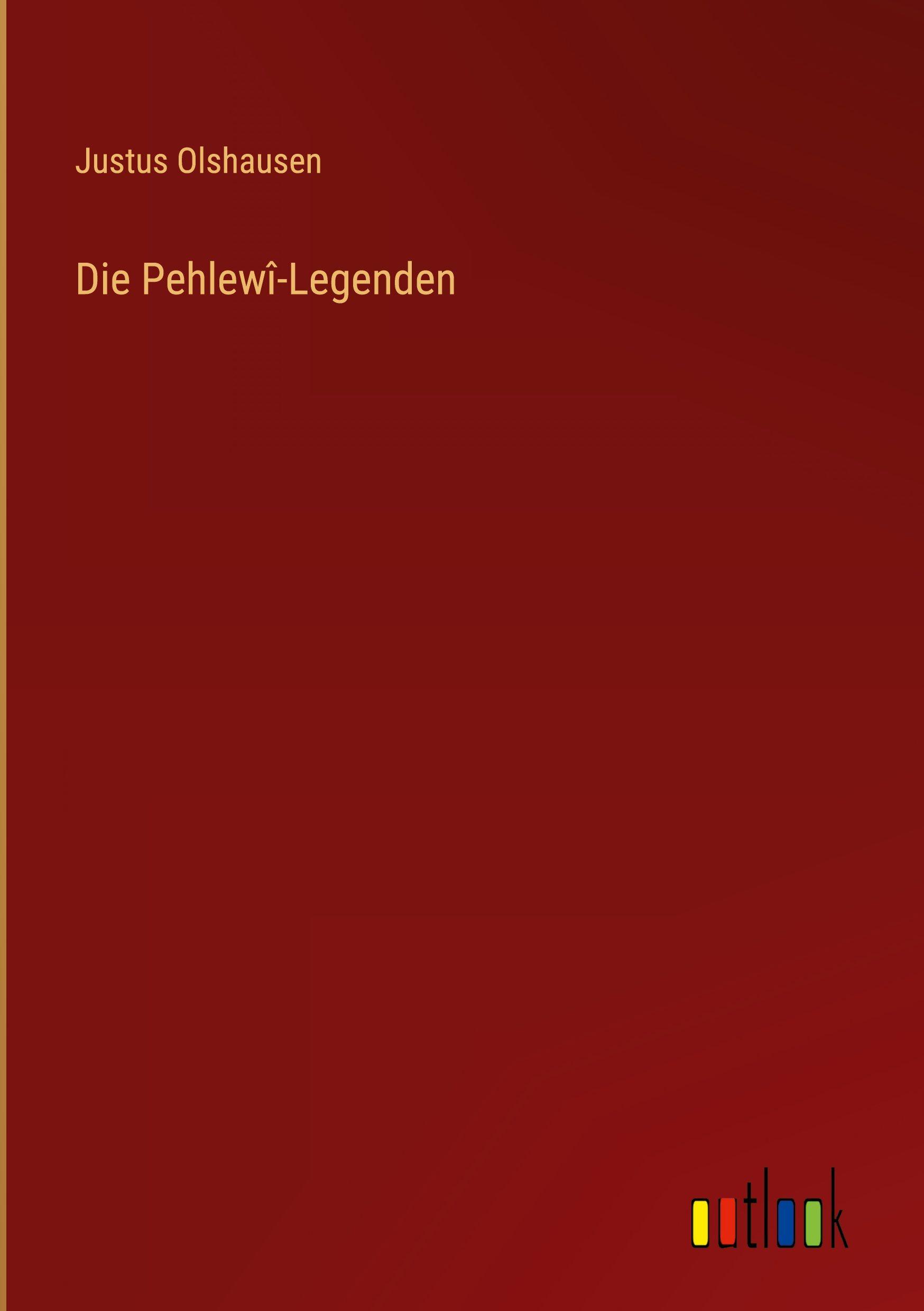 Vorderes Coverbild Die Pehlewî-Legenden