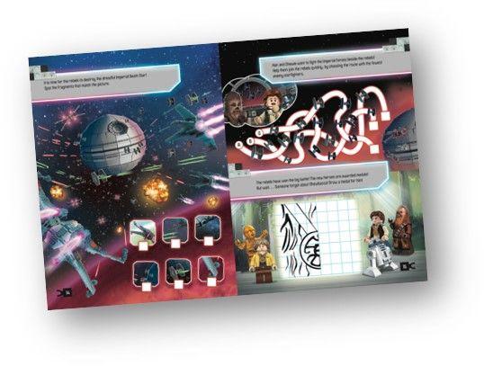 Beispielinhalt (Bild) LEGO® Star Wars(TM) - Rätselbox für Weltraumhelden - Han Solos und Chewies Abenteuer