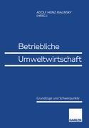 Vorderes Coverbild Betriebliche Umweltwirtschaft