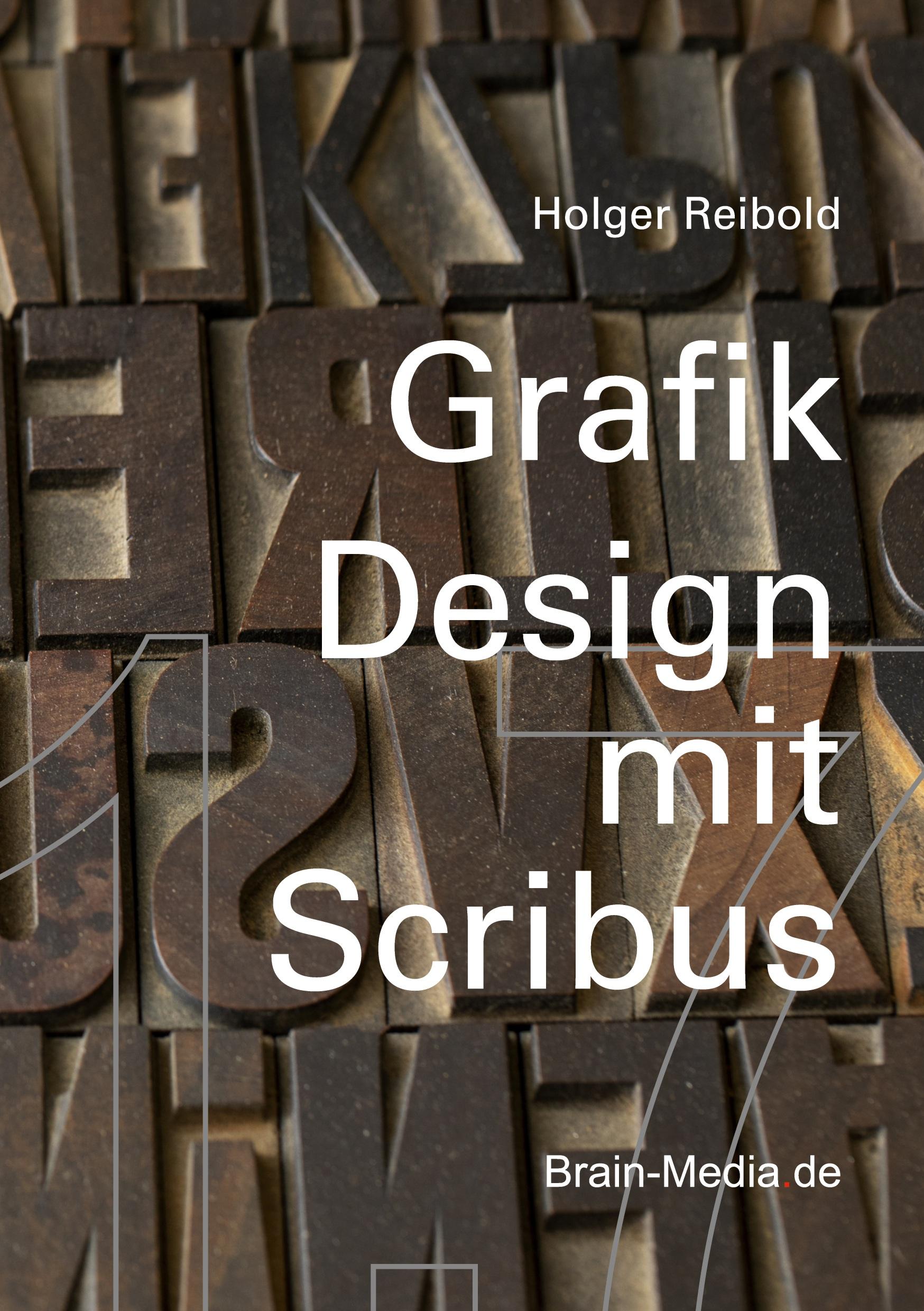 Vorderes Coverbild Grafikdesign mit Scribus 1.7