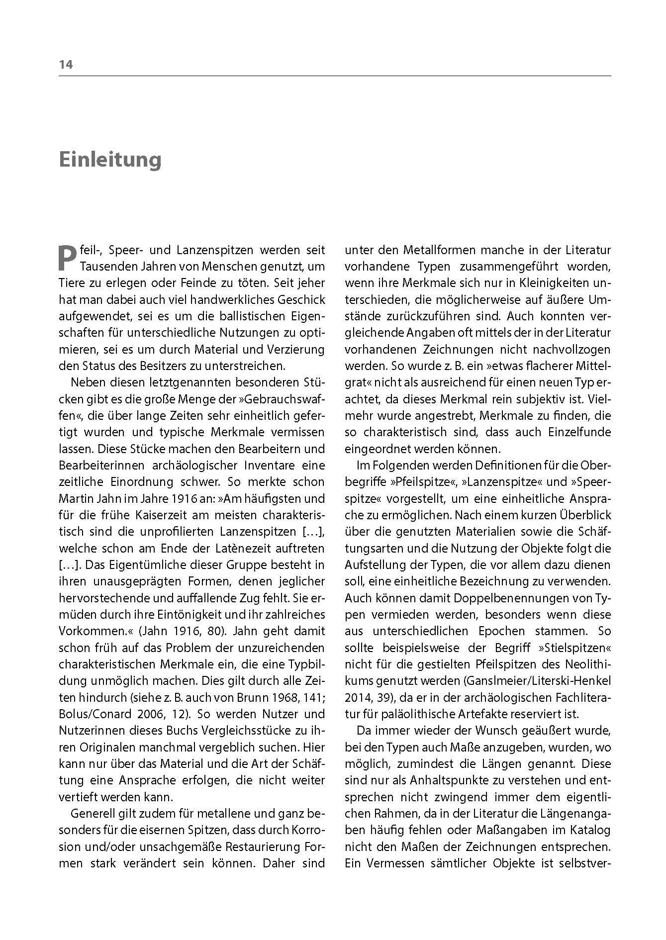 Beispielinhalt (Bild) Pfeil- und Lanzenspitzen