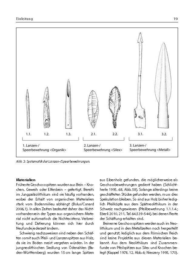 Beispielinhalt (Bild) Pfeil- und Lanzenspitzen