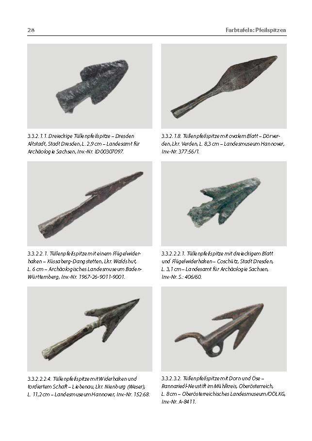Beispielinhalt (Bild) Pfeil- und Lanzenspitzen