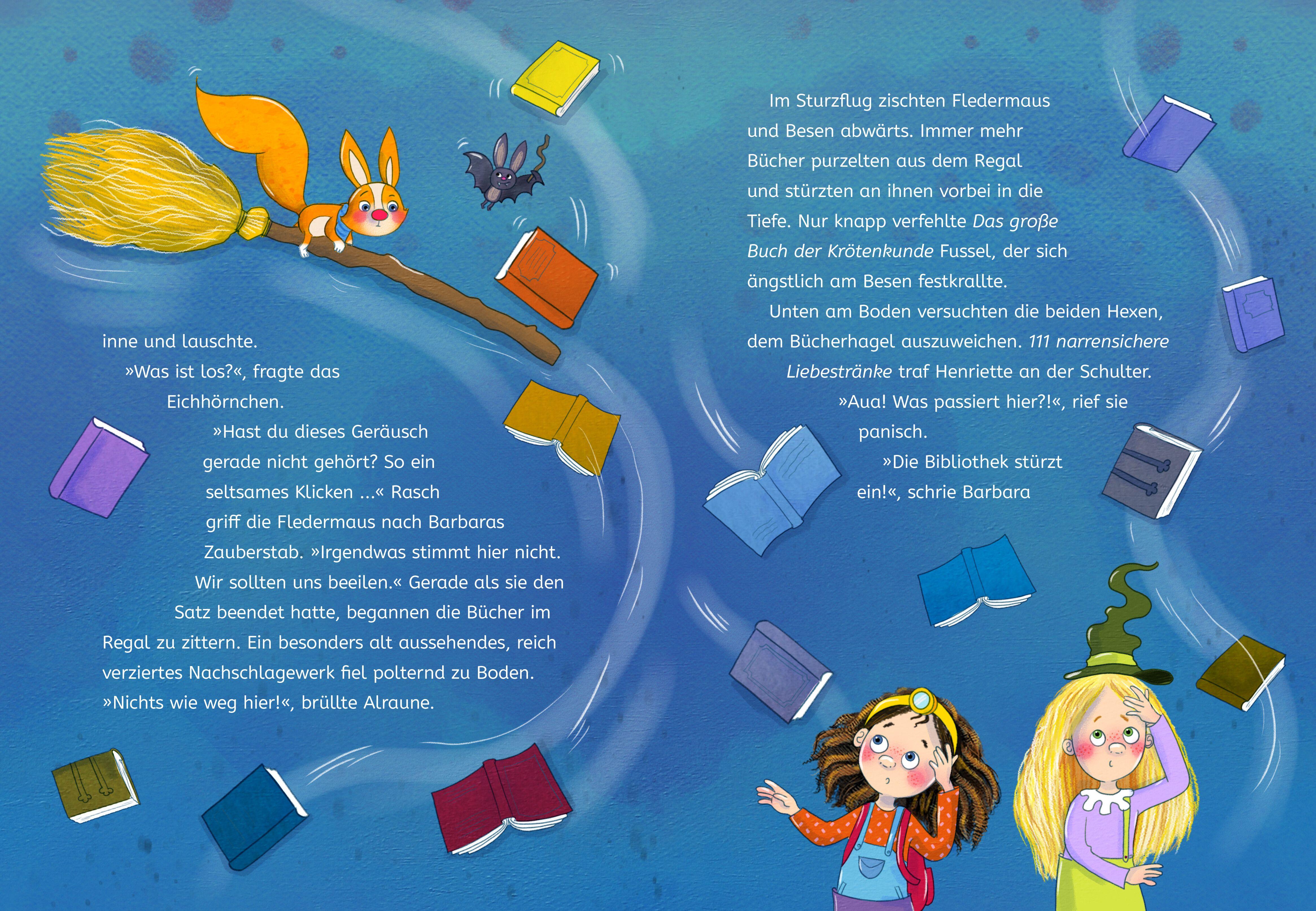 Beispielinhalt (Bild) Henriette Huckepack - Hokus Pokus Fidibus, was ist da im Museum los?