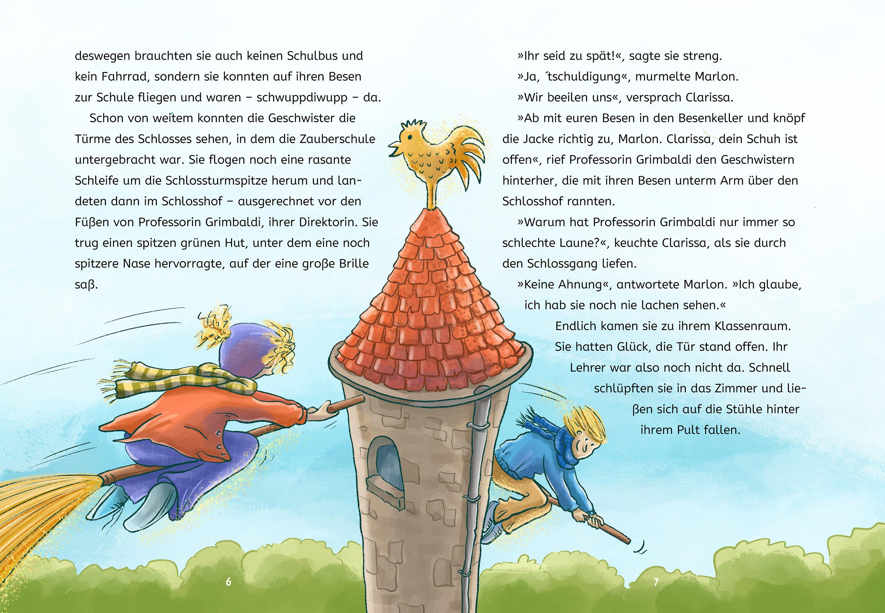 Beispielinhalt (Bild) Das magische Mal - Chaos in der Zauberschule