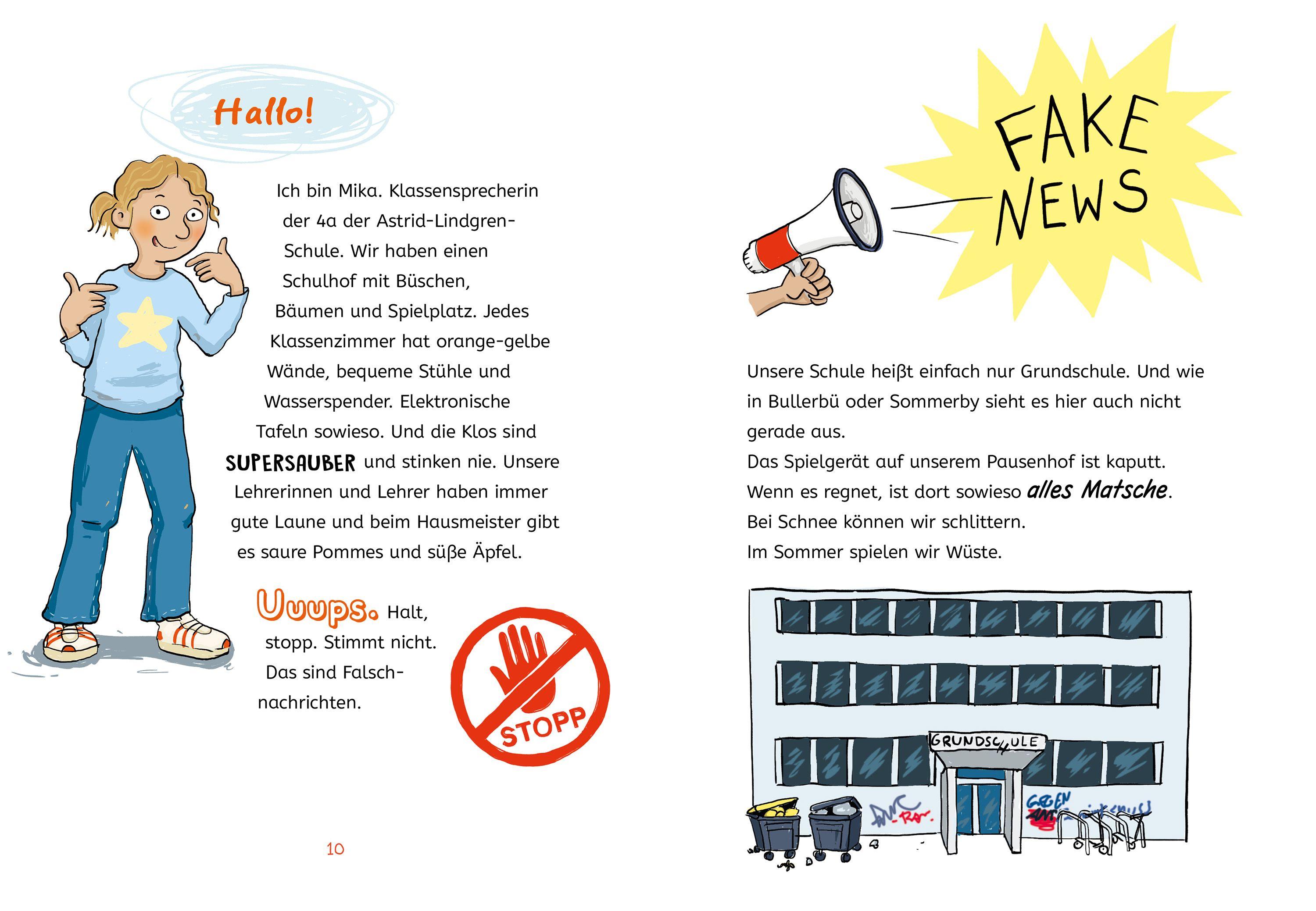 Beispielinhalt (Bild) Keine Panik - wir stellen die Schule auf den Kopf