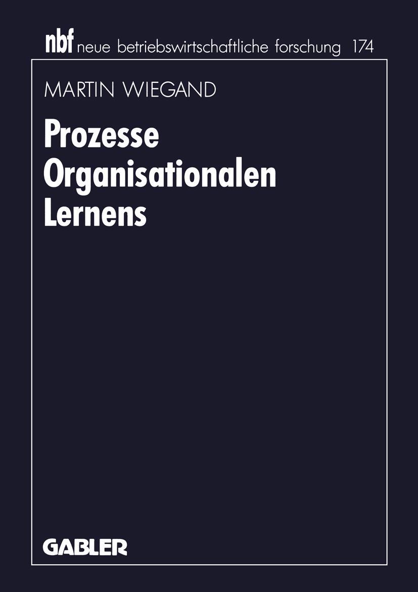 Vorderes Coverbild Prozesse Organisationalen Lernens