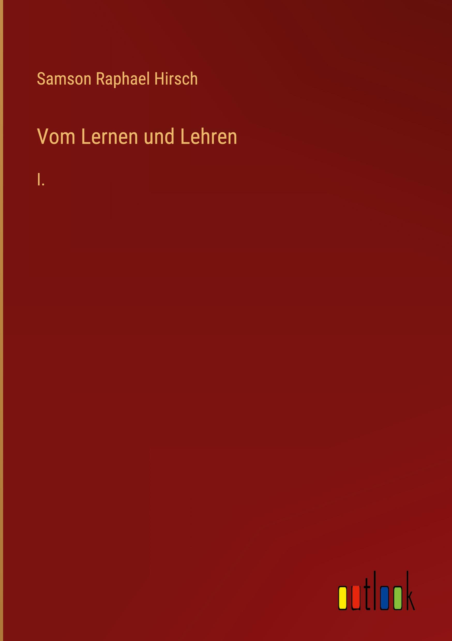 Vorderes Coverbild Vom Lernen und Lehren
