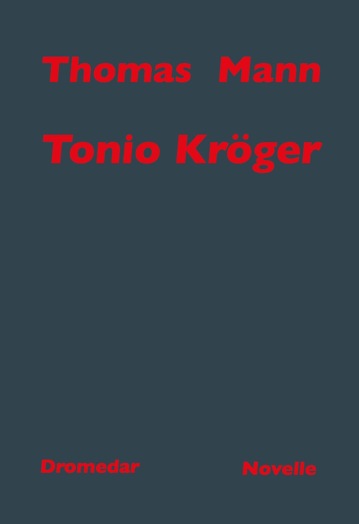 Vorderes Coverbild Tonio Kröger