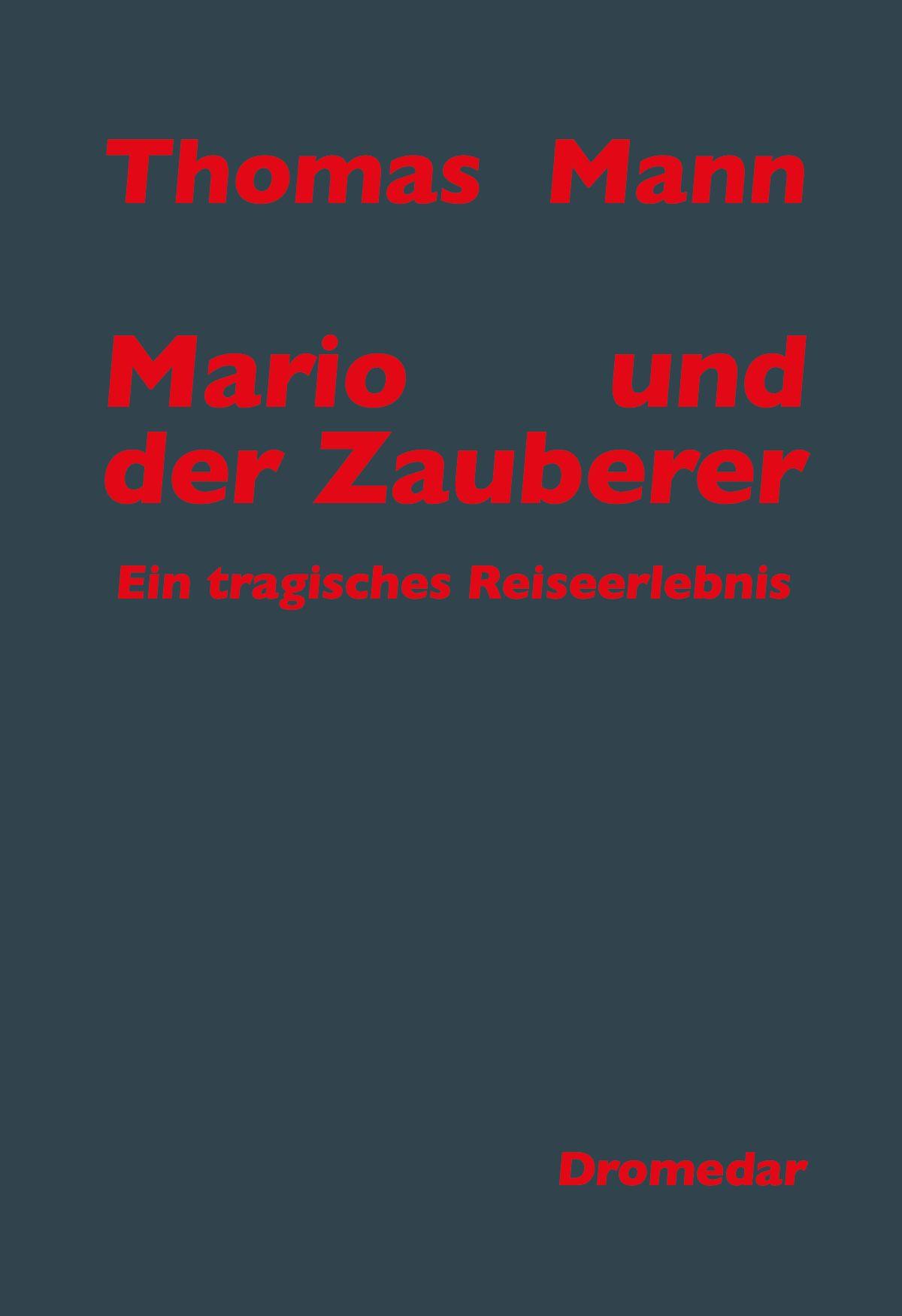 Vorderes Coverbild Mario und der Zauberer