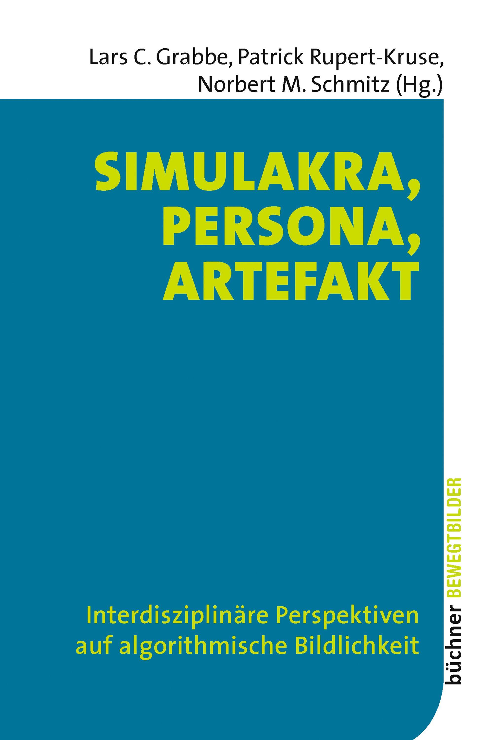 Vorderes Coverbild Simulakra, Persona, Artefakt