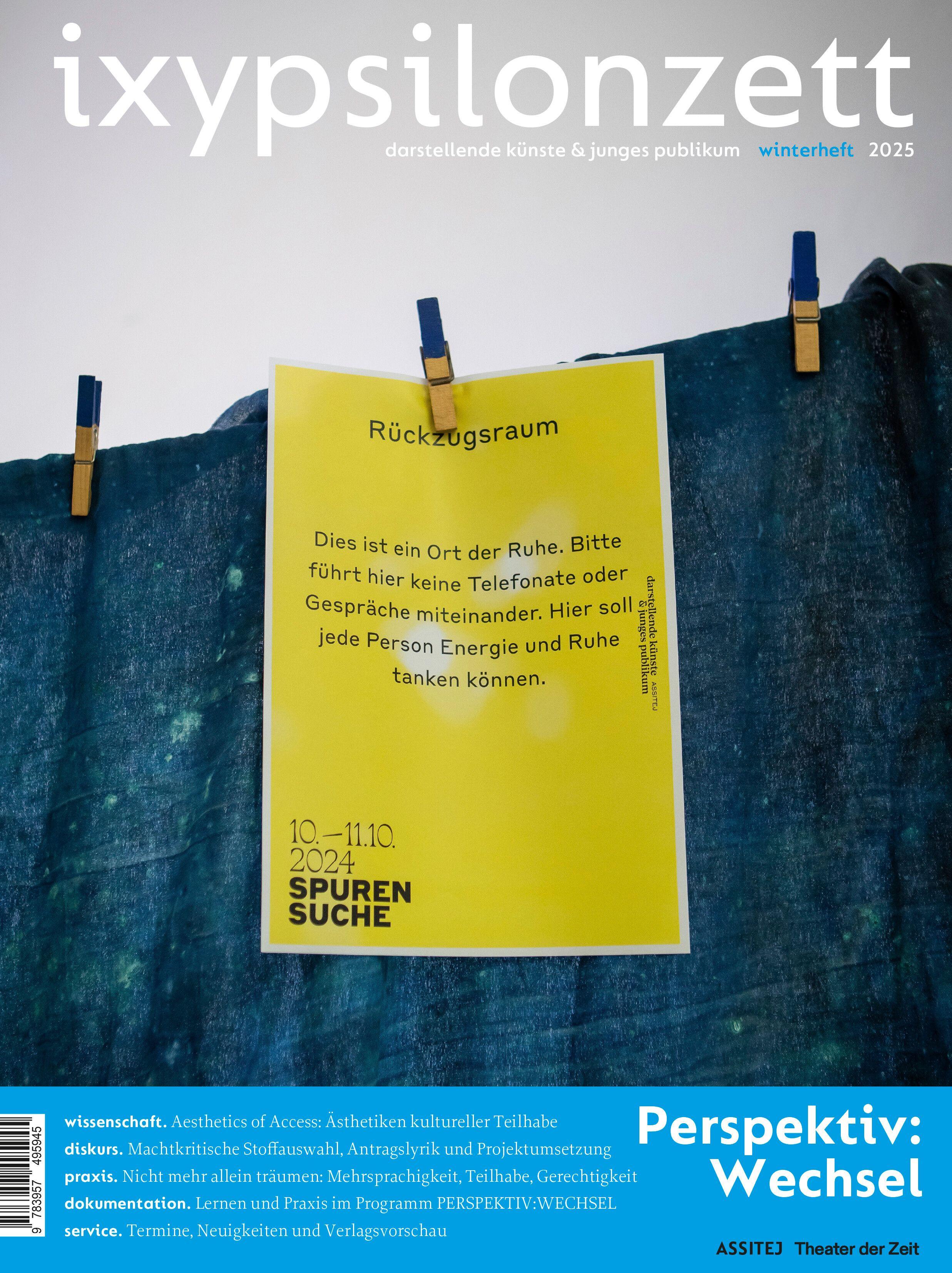 Vorderes Coverbild ixypsilonzett winterheft 2025/26