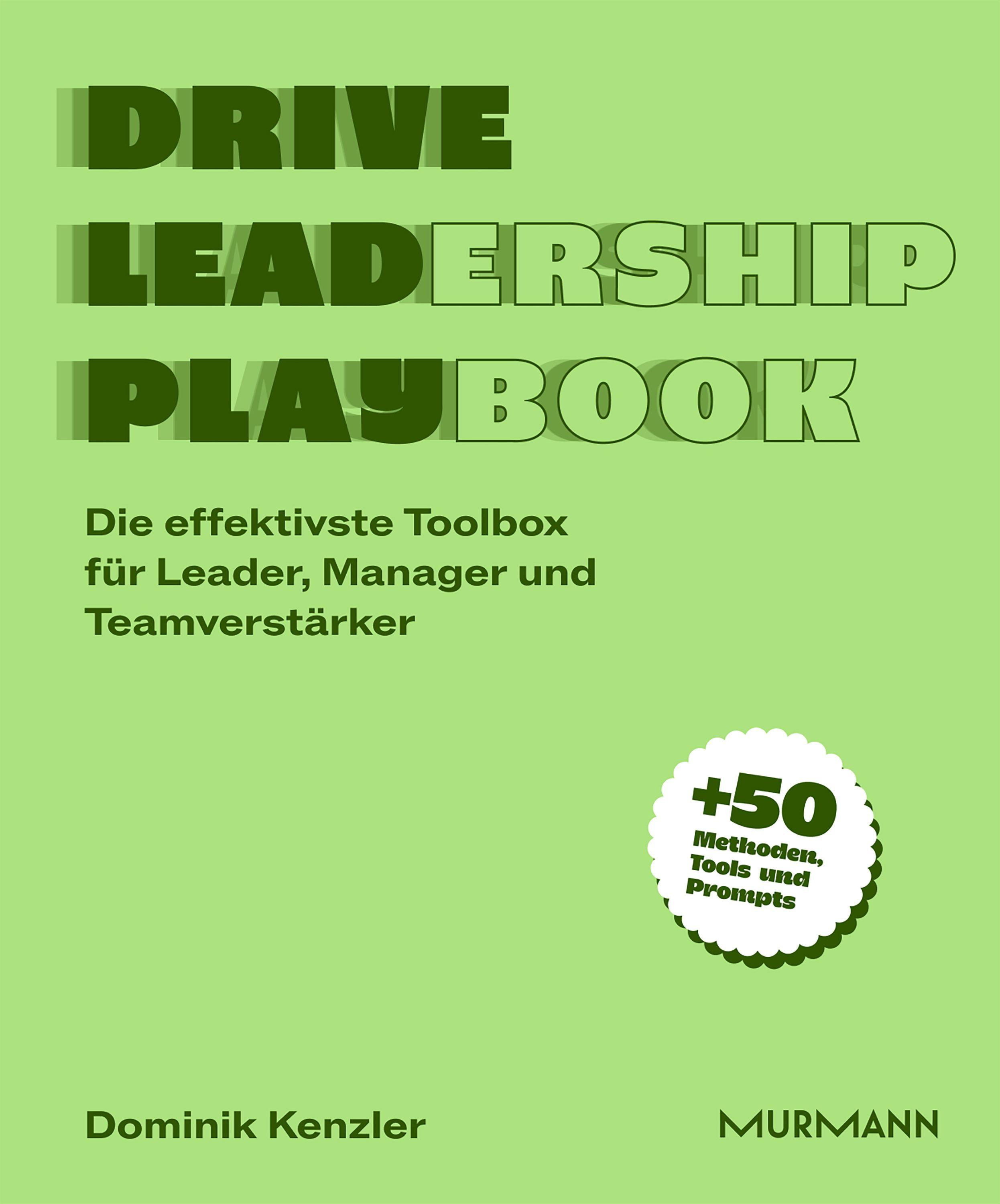 Vorderes Coverbild Drive Leadership Playbook.