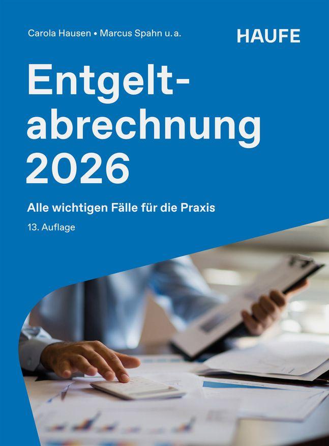Vorderes Coverbild Entgeltabrechnung 2026