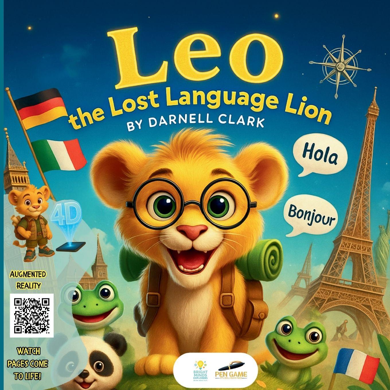 Vorderes Coverbild Leo the Lost Language Lion