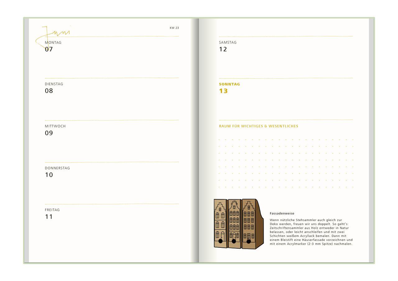 Beispielinhalt (Bild) vergissmeinnicht 2027 - Taschenkalender