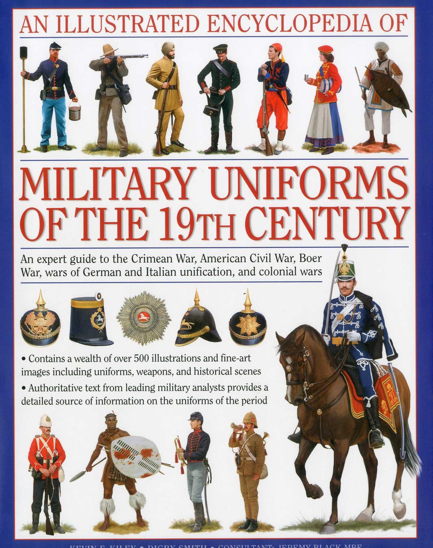 Vorderes Coverbild An Illustrated Encyclopedia of Military Uniforms of the 19th Century