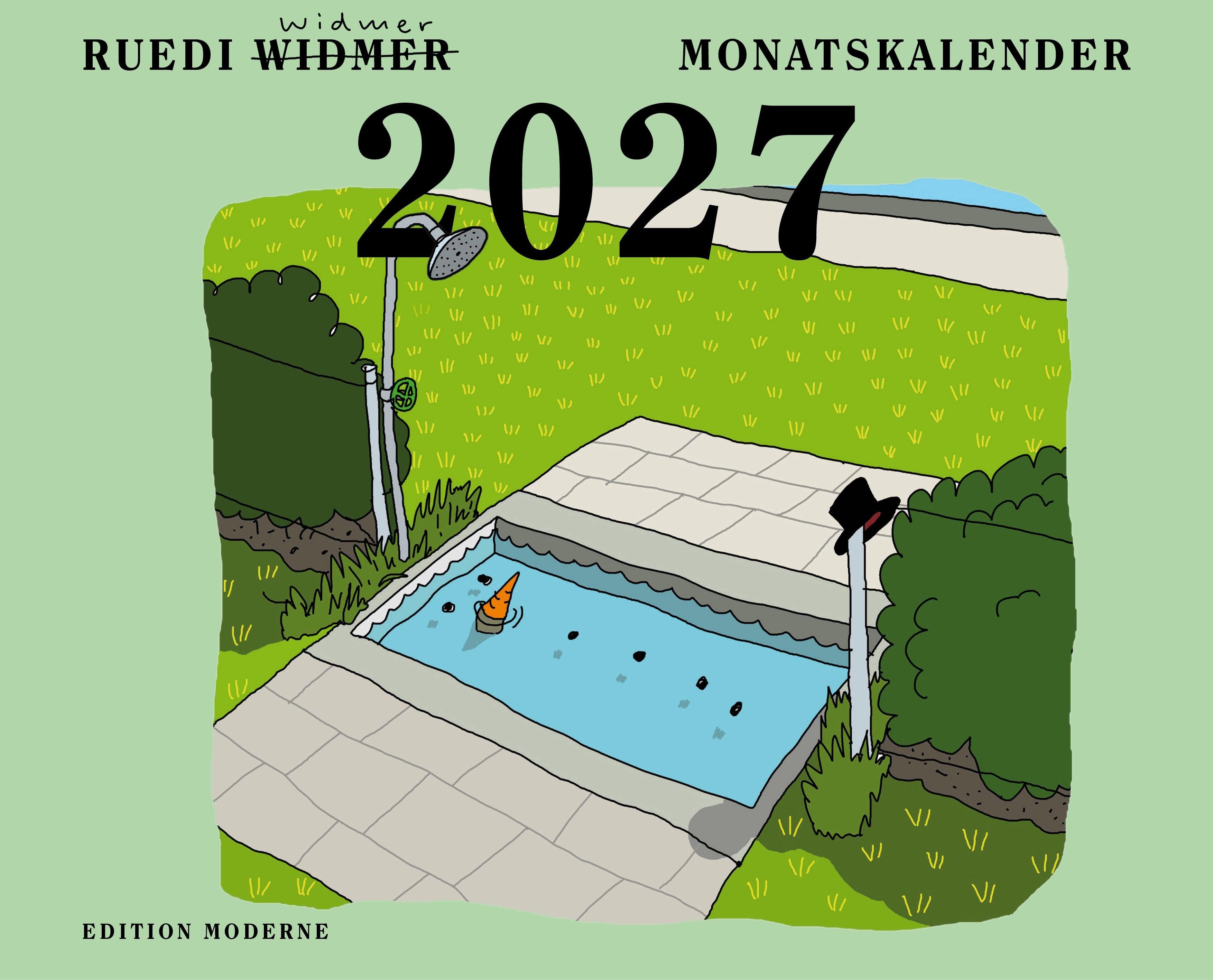 Vorderes Coverbild Monatskalender 2027