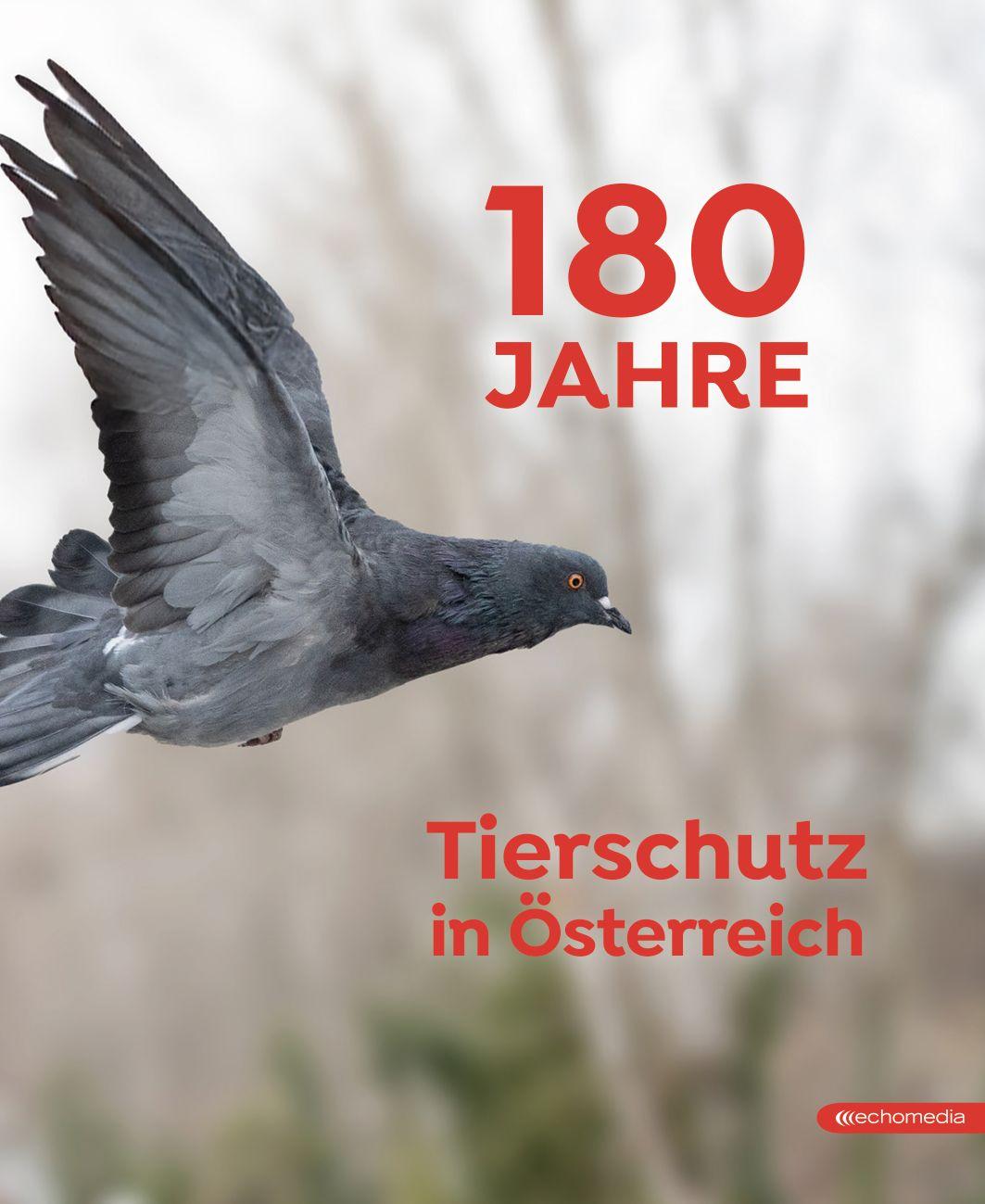 Vorderes Coverbild 180 Jahre Tierschutz in Österreich