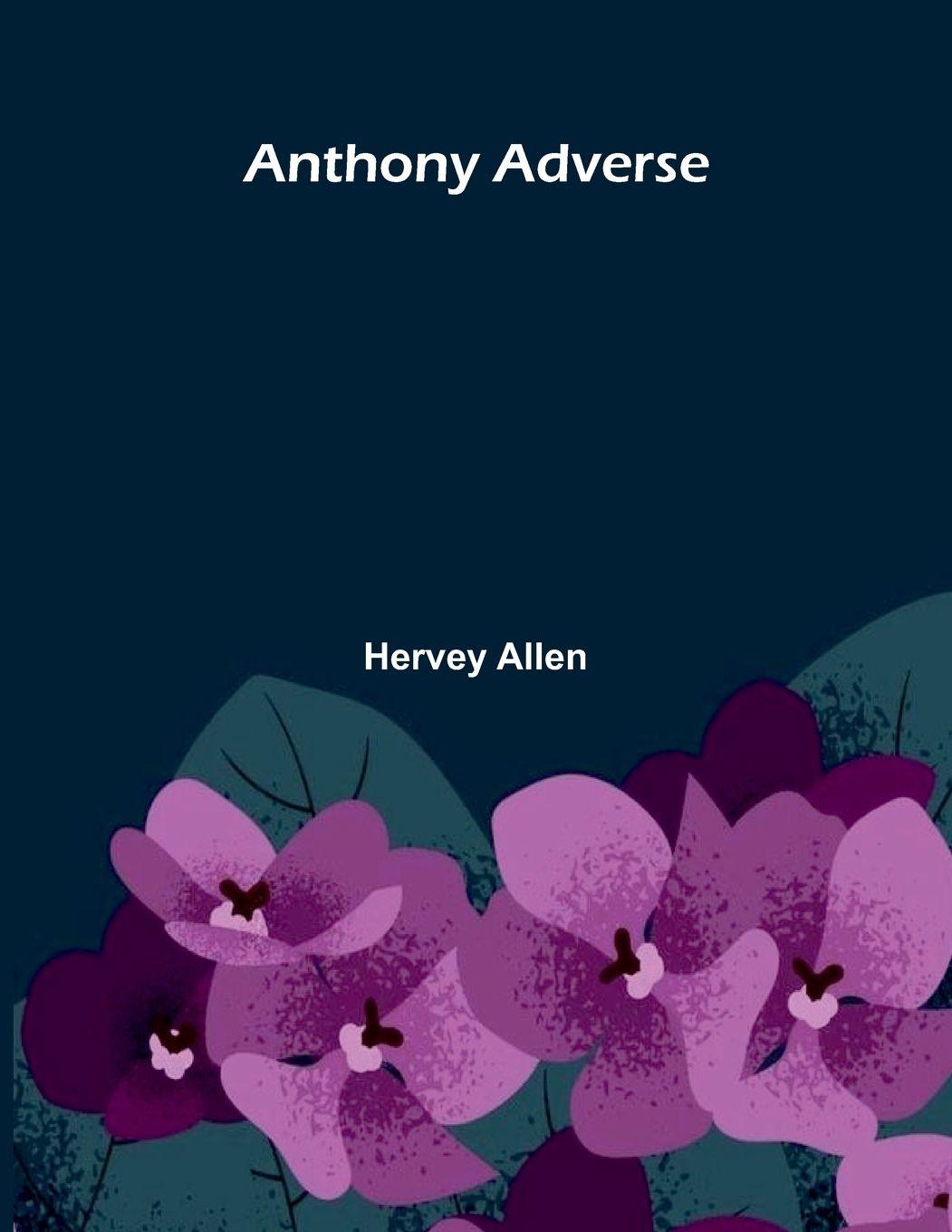 Vorderes Coverbild Anthony Adverse