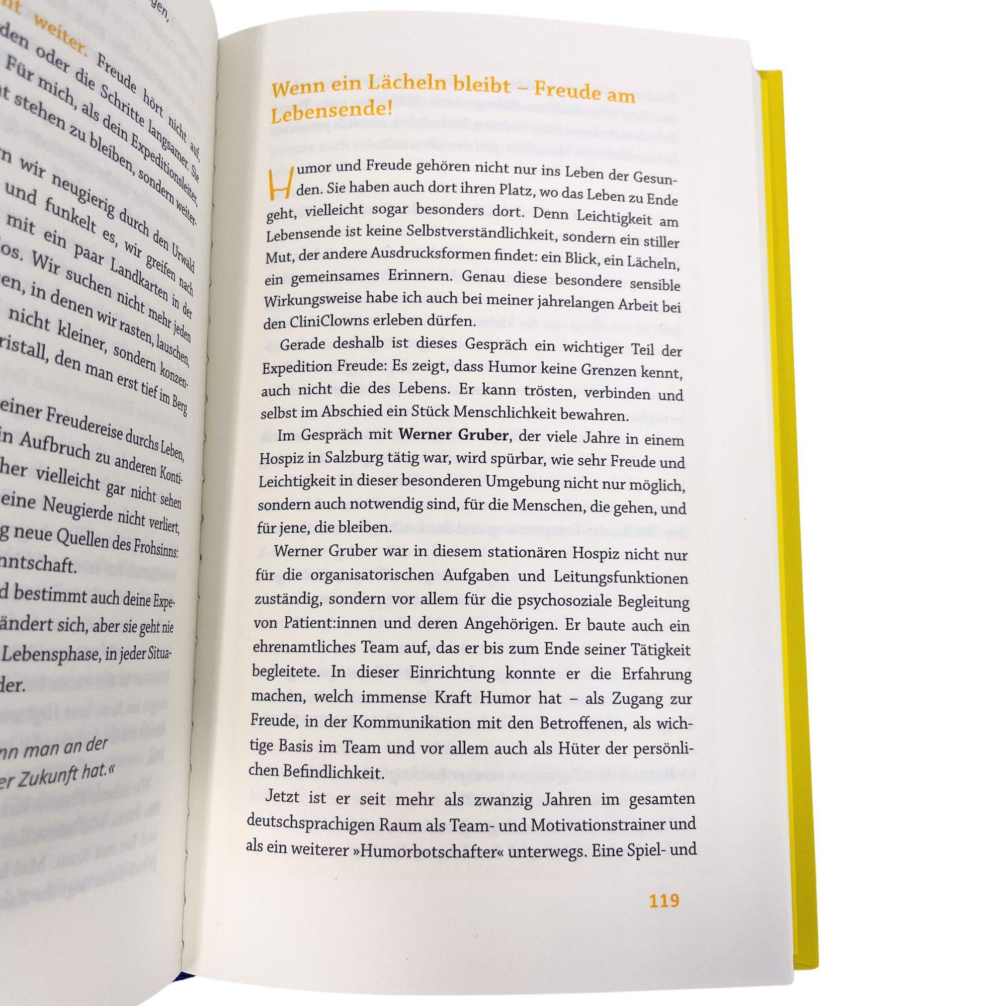 Beispielinhalt (Bild) Expedition Freude