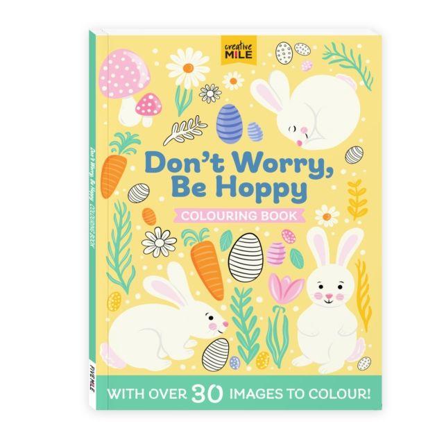 Vorderes Coverbild Don't Worry Be Hoppy Colouring Book