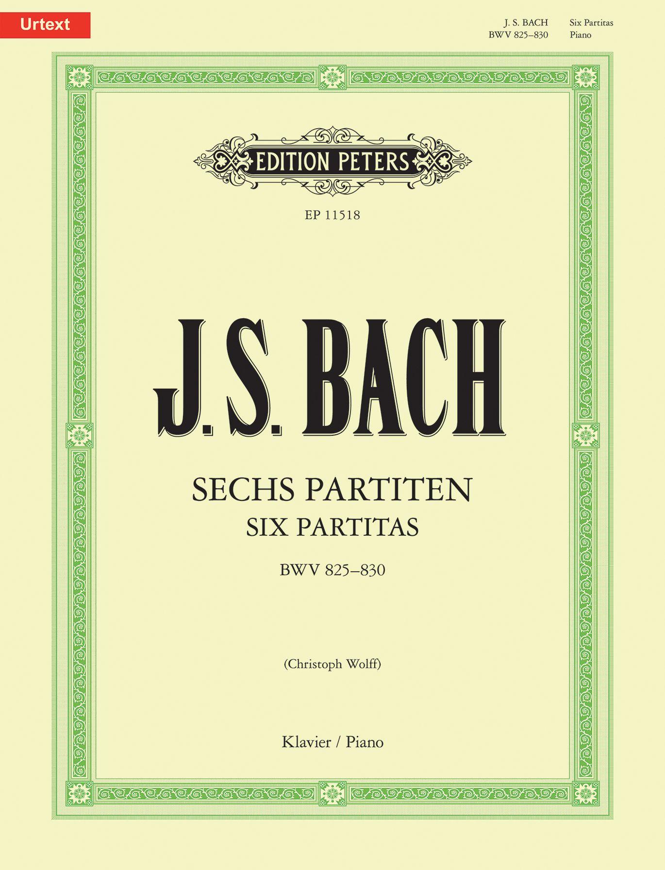Vorderes Coverbild Six Partitas BWV 825-830