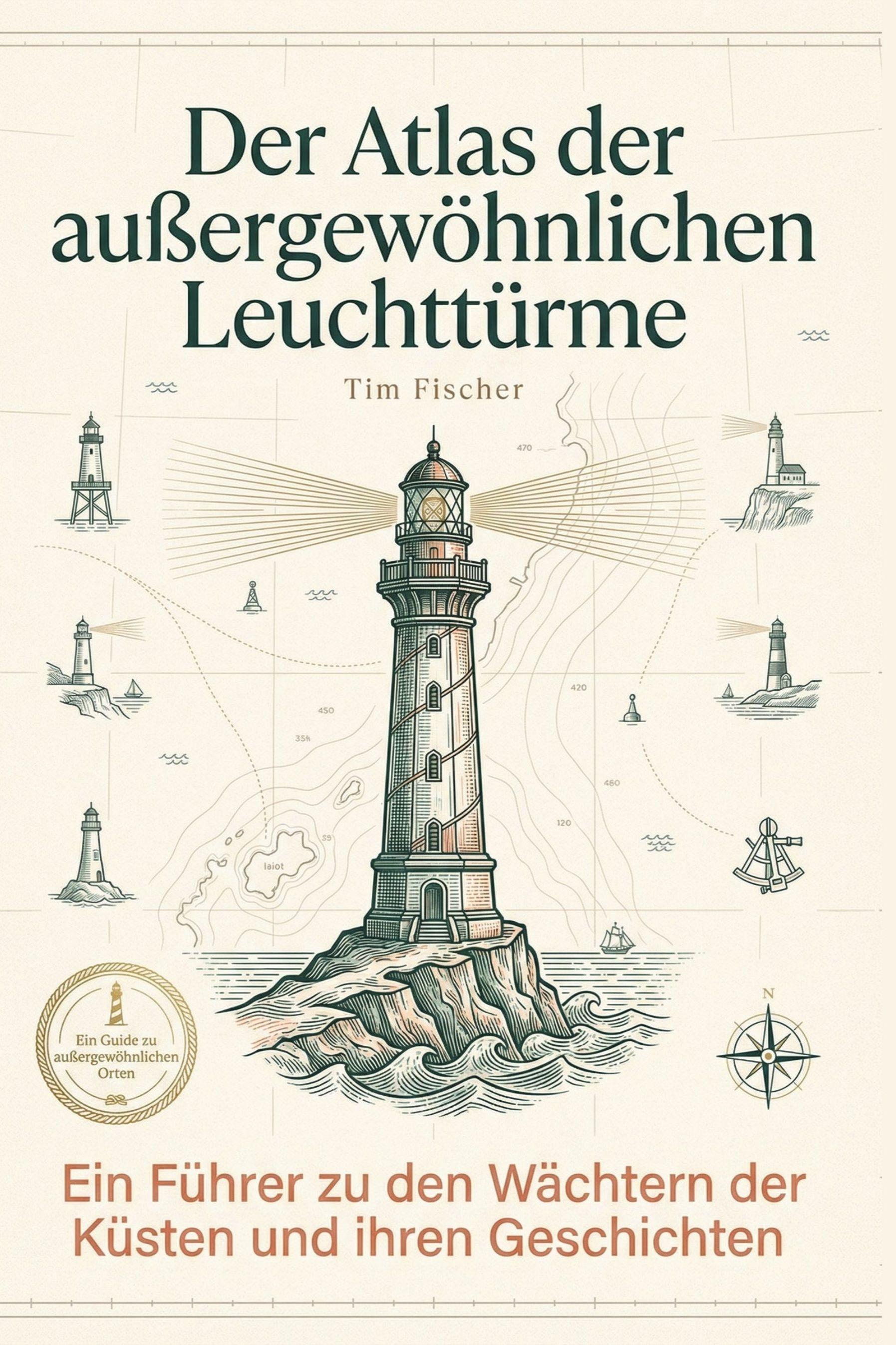 Vorderes Coverbild Der Atlas der außergewöhnlichen Leuchttürme