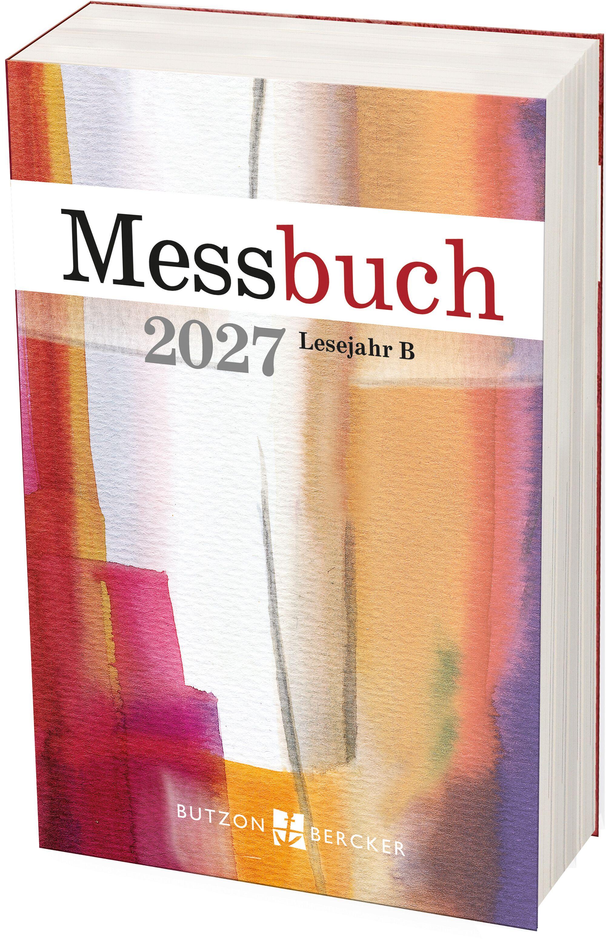 Vorderes Coverbild Messbuch 2027