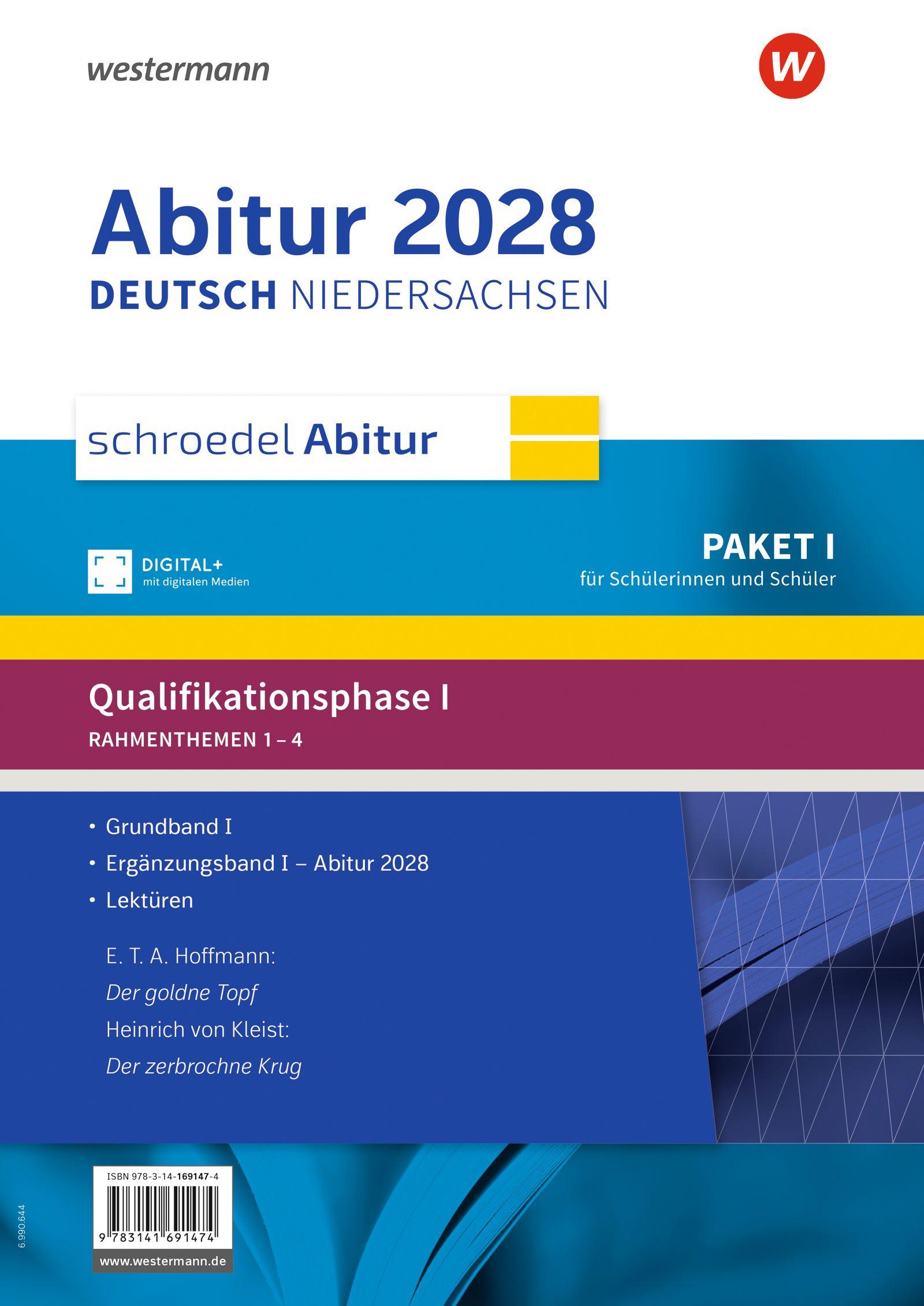 Vorderes Coverbild Schroedel Abitur - Ausgabe für Niedersachsen zum Abitur 2028
