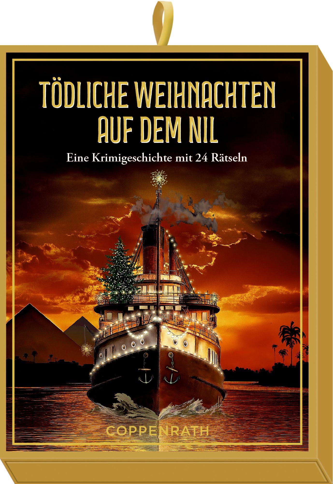 Vorderes Coverbild Schachtelspiel - Tödliche Weihnachten auf dem Nil