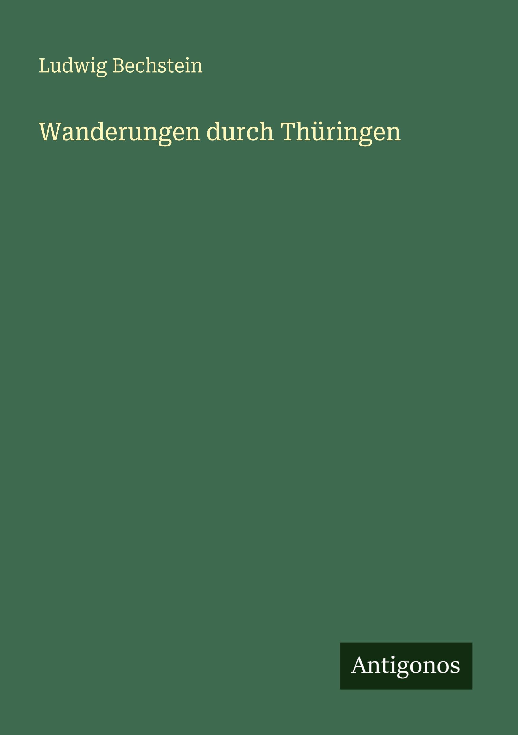 Vorderes Coverbild Wanderungen durch Thüringen