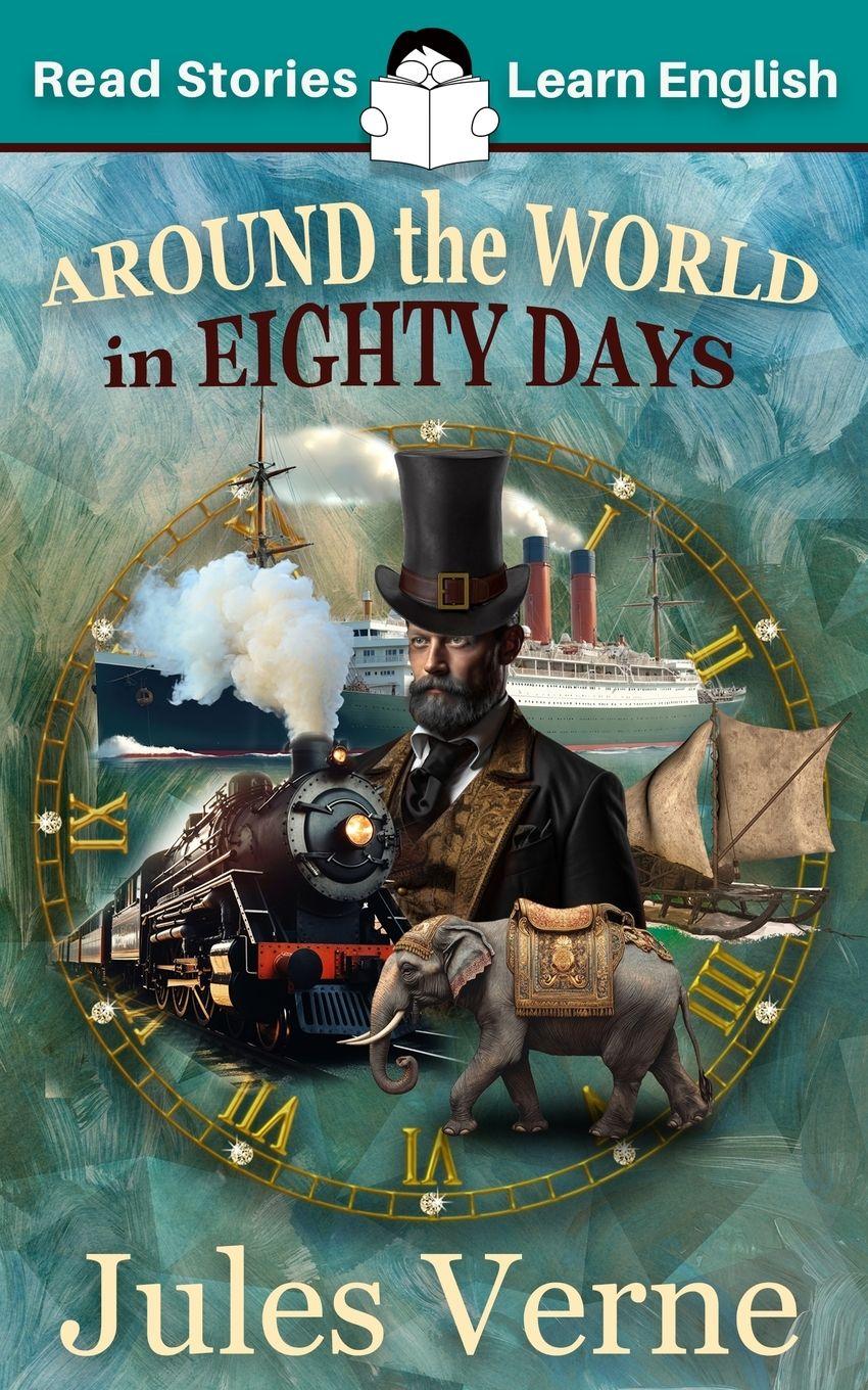 Vorderes Coverbild Around the World in 80 Days