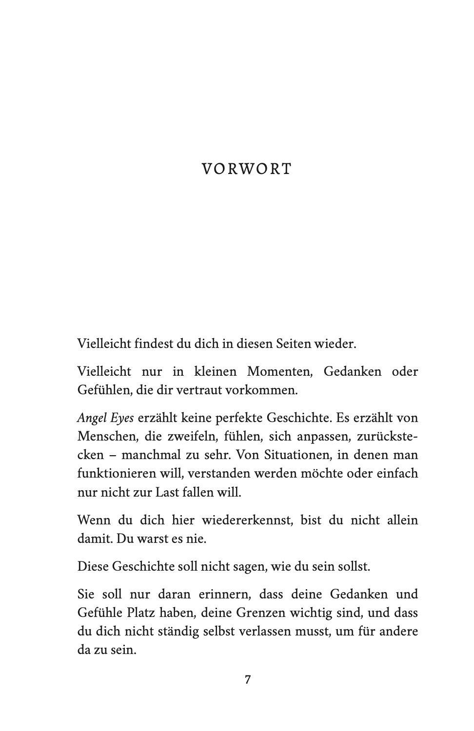 Beispielinhalt (Bild) Angel Eyes