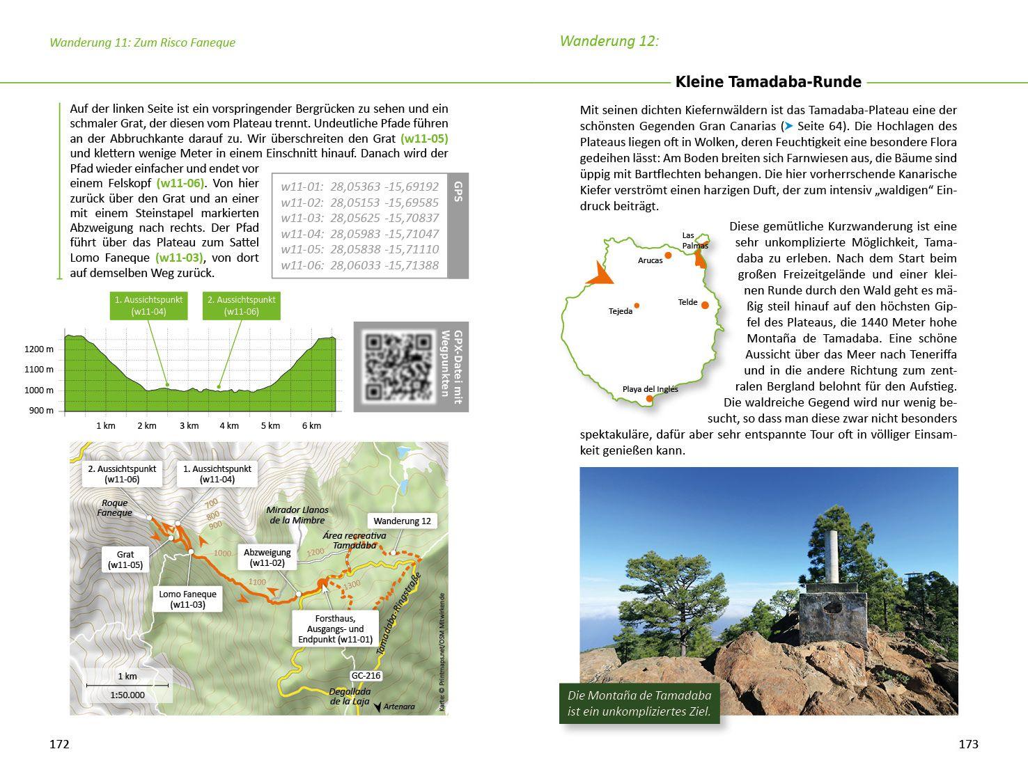 Beispielinhalt (Bild) Maremonto Reise- und Wanderführer: Gran Canaria