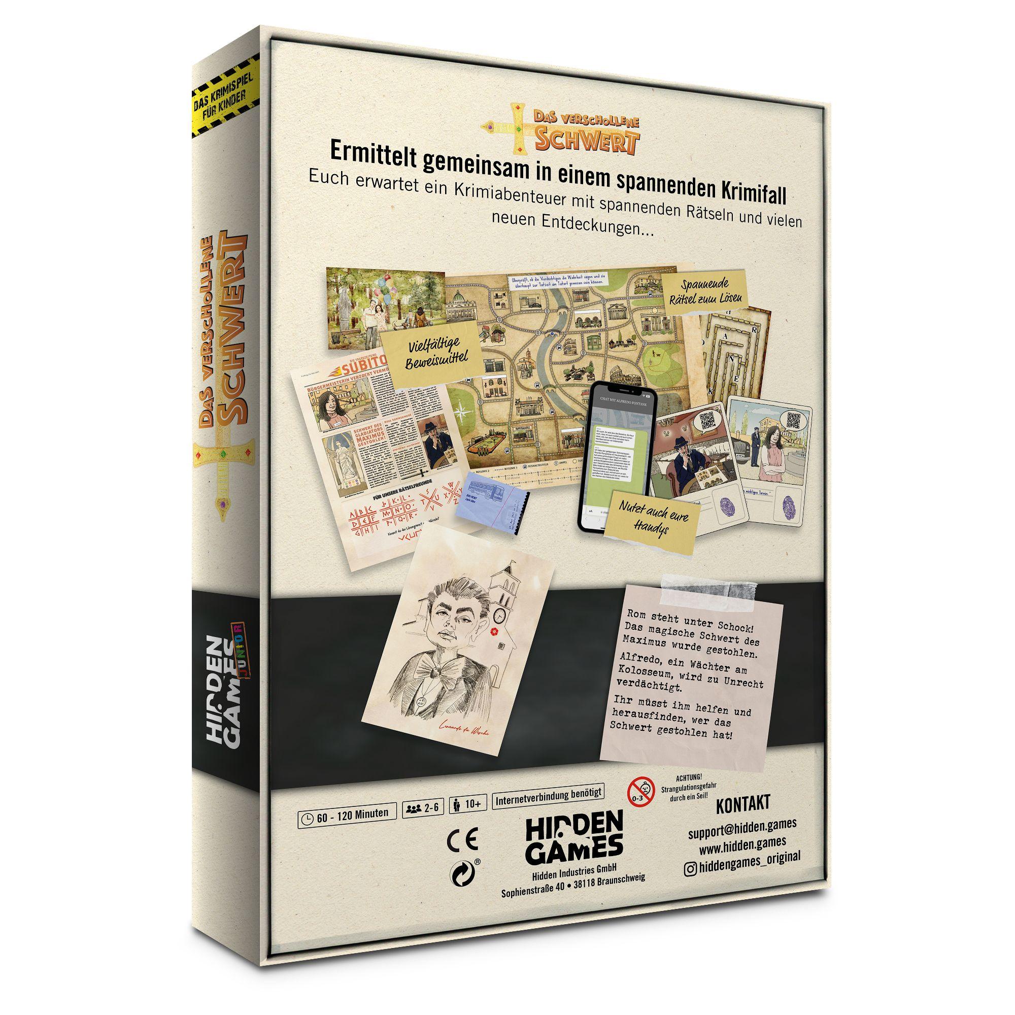 Beispielinhalt (Bild) Hidden Games Tatort: Das verschollene Schwert (Junior)