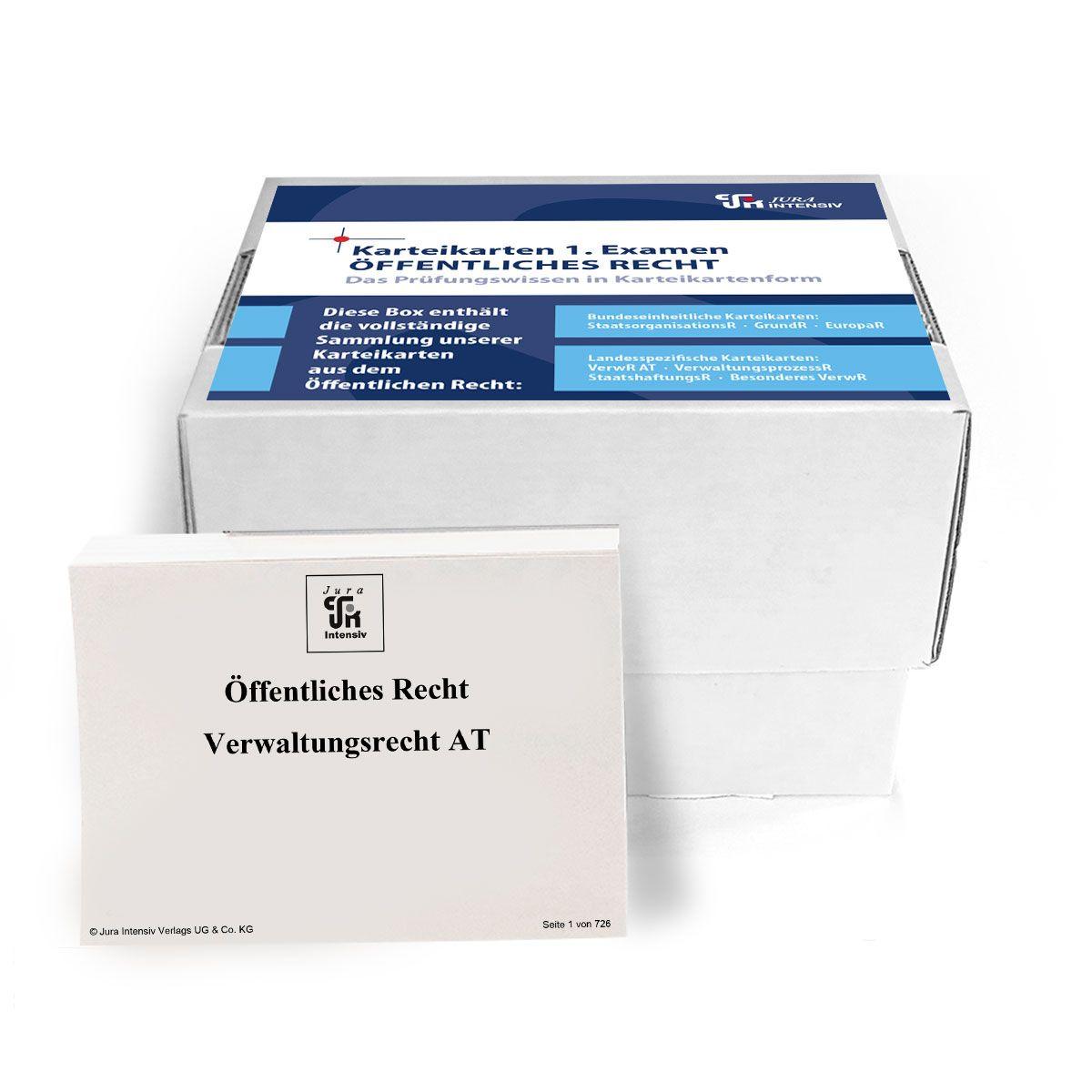 Vorderes Coverbild Karteikarten 1. Examen Öffentliches Recht - Sachsen-Anhalt