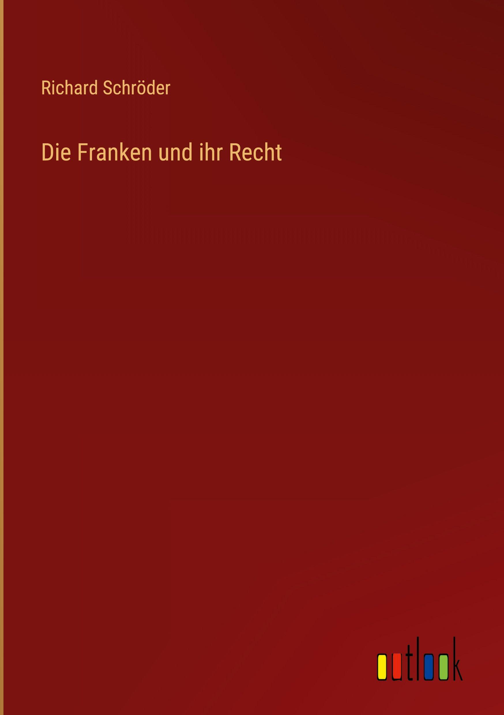 Vorderes Coverbild Die Franken und ihr Recht