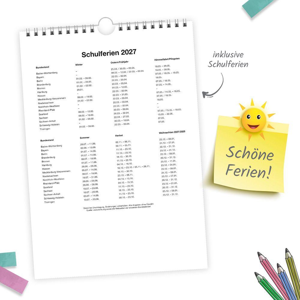 Beispielinhalt (Bild) TRÖTSCH - Foto- und Bastelkalender A4 2027