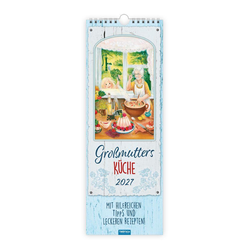 Vorderes Coverbild TRÖTSCH - Maxi-Streifenkalender Großmutters Küche 2027