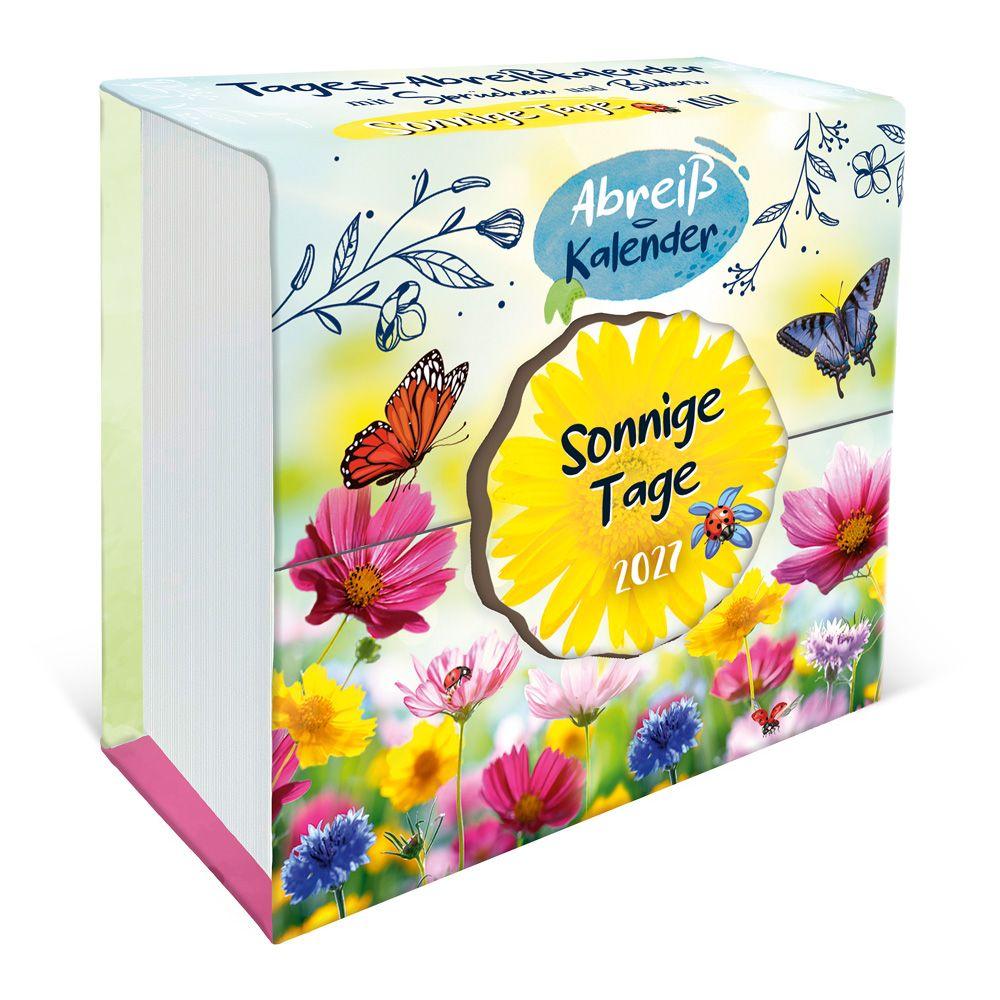 Vorderes Coverbild TRÖTSCH - Geschenkkalender Abreißkalender Sonnige Tage 2027