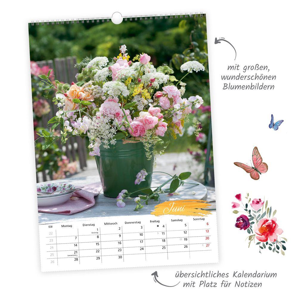 Beispielinhalt (Bild) TRÖTSCH - Großbildkalender Blumen-Arrangements 2027