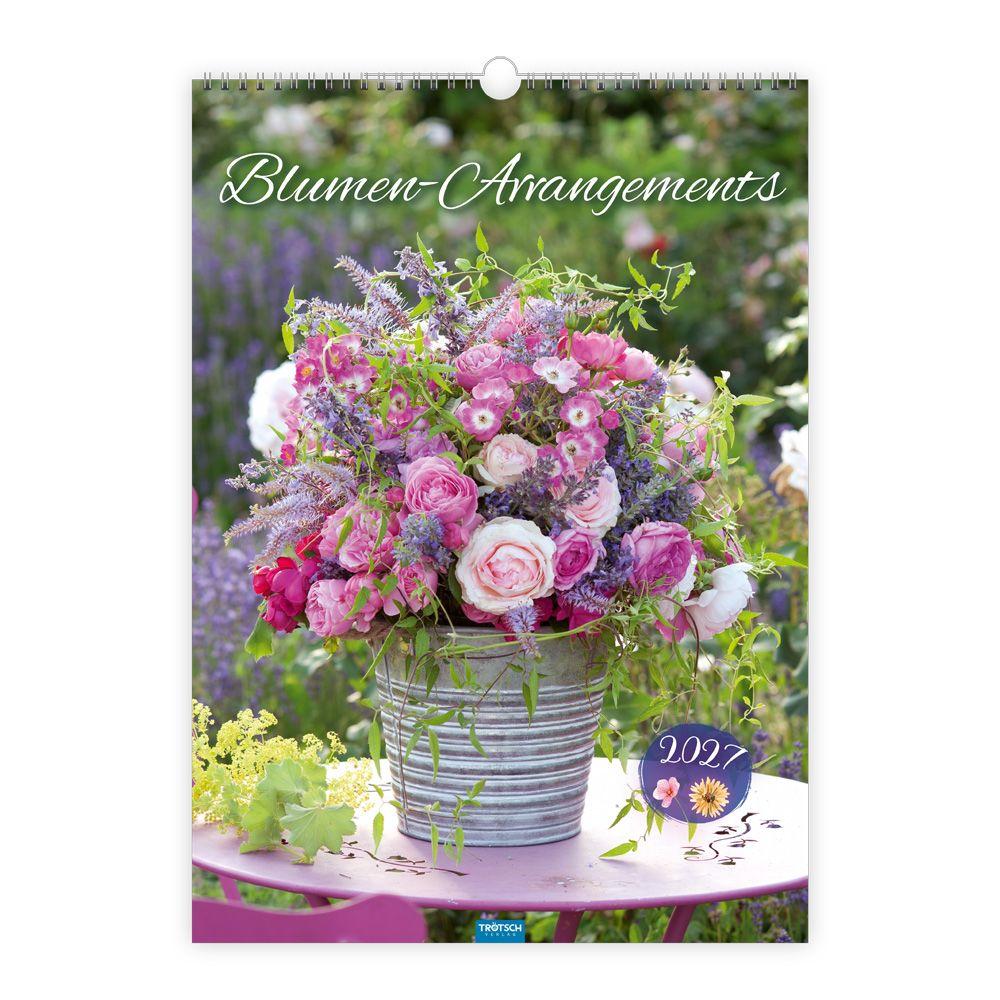Vorderes Coverbild TRÖTSCH - Großbildkalender Blumen-Arrangements 2027