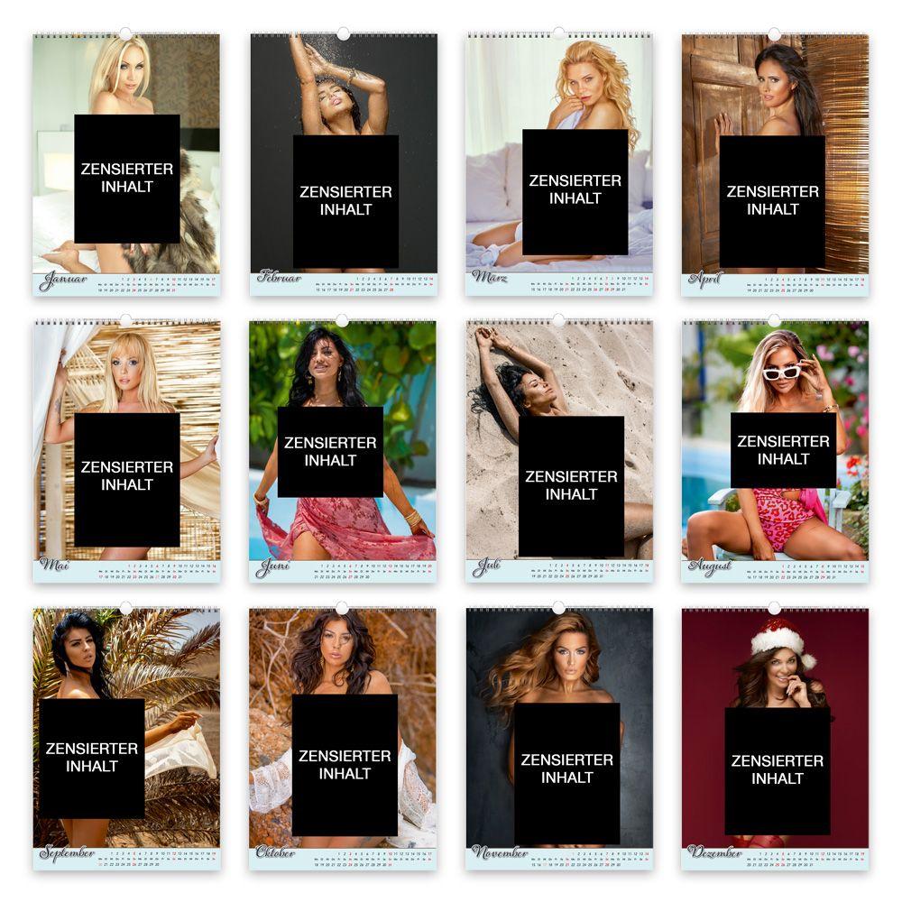 Beispielinhalt (Bild) TRÖTSCH - Erotikkalender Dreamgirls 2027