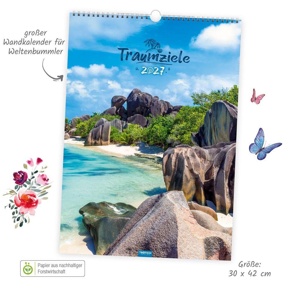 Beispielinhalt (Bild) TRÖTSCH - Großbildkalender Traumziele 2027