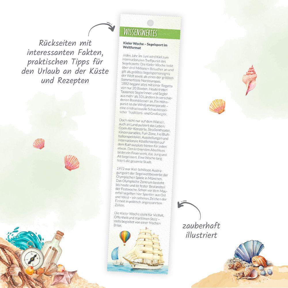 Beispielinhalt (Bild) TRÖTSCH - Streifenkalender Mini Küstenliebe 2027